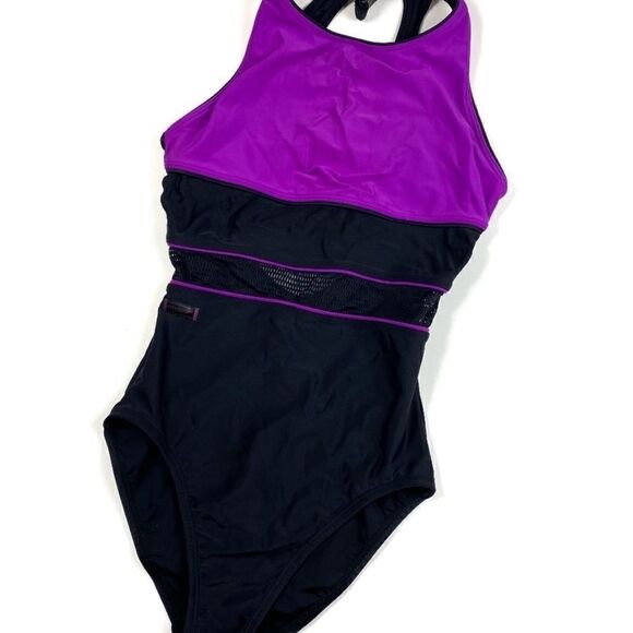 Vintage 1990’s Mesh Open Back Speedo Swim Suit - Picture 12 of 13